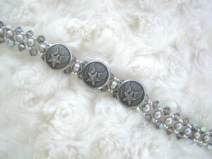 3 Button Woven Bracelet