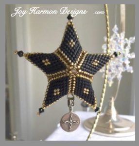 Double Star Ornament with Nomades charm. Make Your Story Tree.